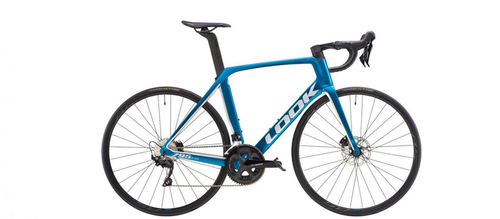 Look 795 Blade Disc (Glossy Metallic Blue Silver) - BUMSONTHESADDLE