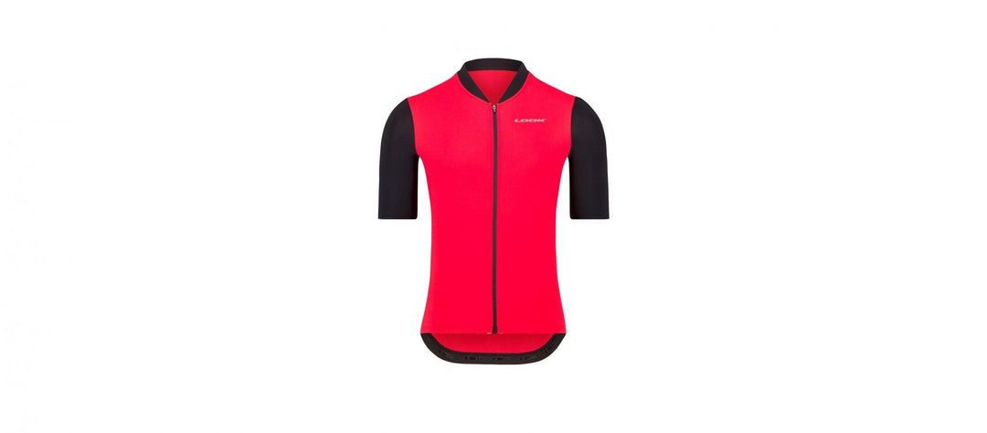 Look Purist Essential Men's Cycling Jersey (Red/Black) - BUMSONTHESADDLE