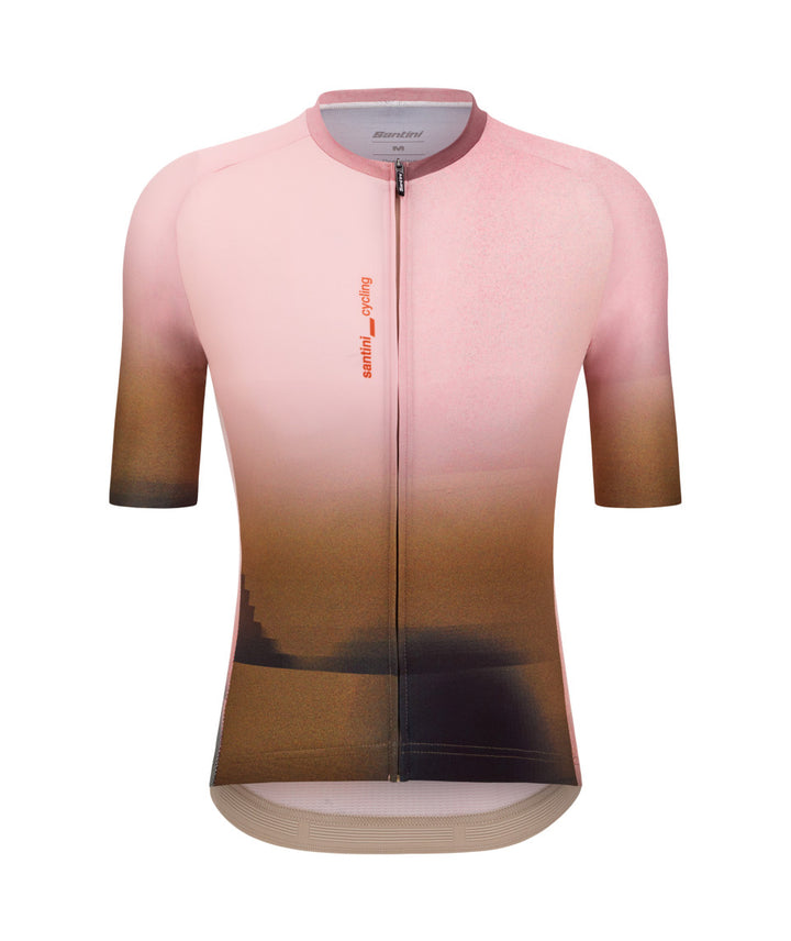 Santini Luce Unisex Cycling Jersey (Beige)