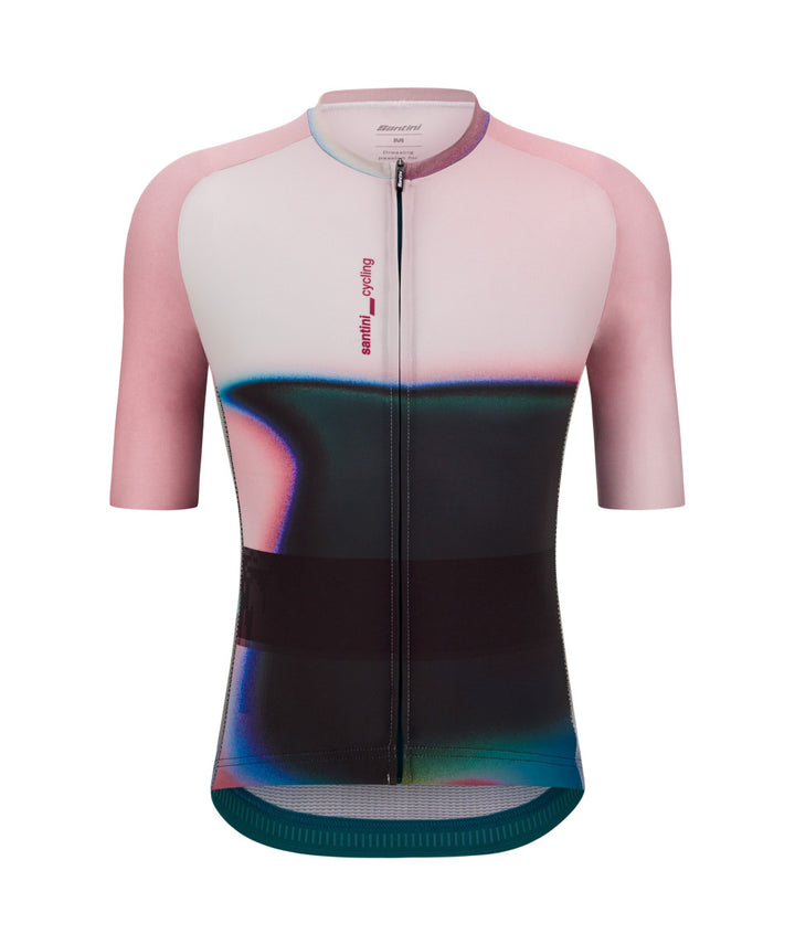 Santini Luce Unisex Cycling Jersey (Black)