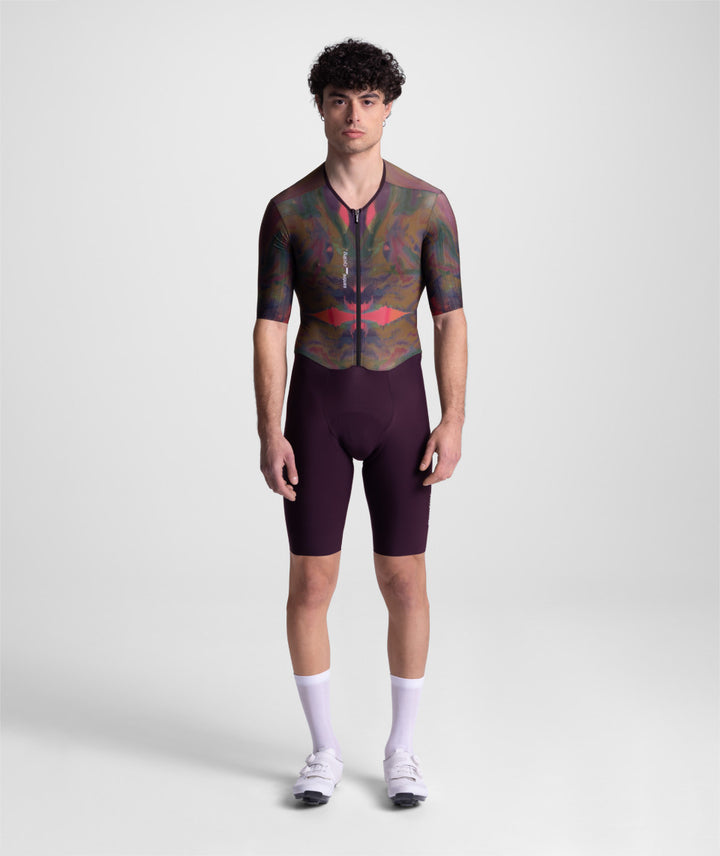 Santini MADSS V6 Men's Cycling Aero Suits (Burgundy)