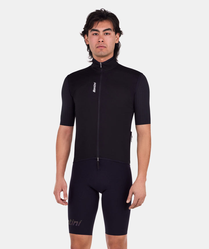 Santini Magic Unisex Cycling Rain Vest (Black)