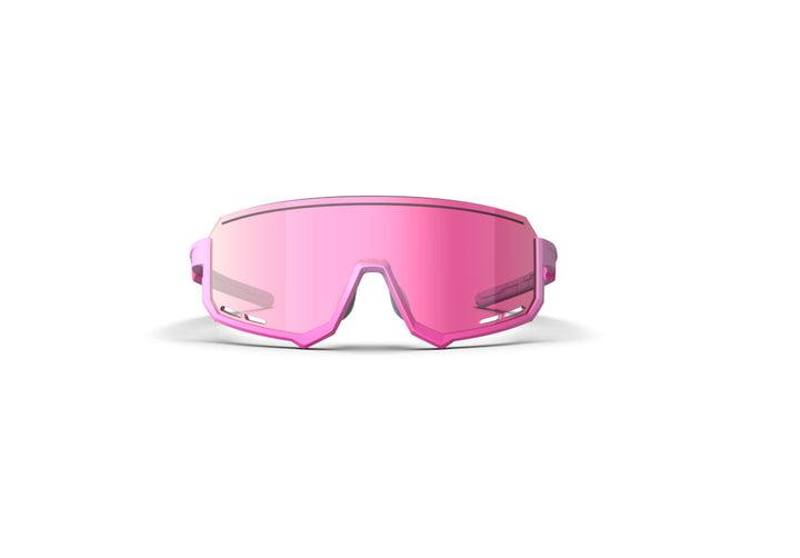 Magicshine Sprinter Classic Sport Sunglasses (Pink/Pink) - BUMSONTHESADDLE