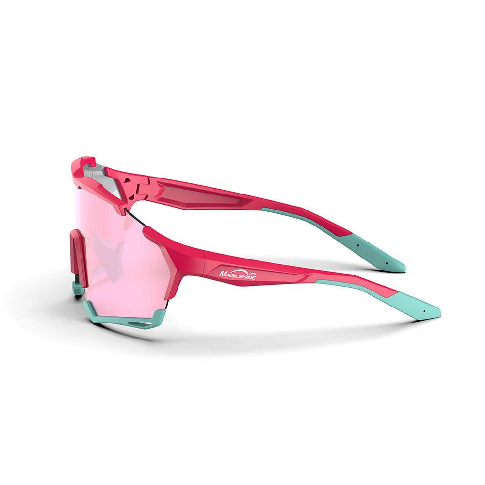 Magicshine Versatile Classic Sport Sunglasses (Pink/Pink) - BUMSONTHESADDLE