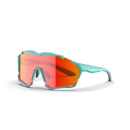 Magicshine Versatile Classic Sport Sunglasses (Red/Green) - BUMSONTHESADDLE