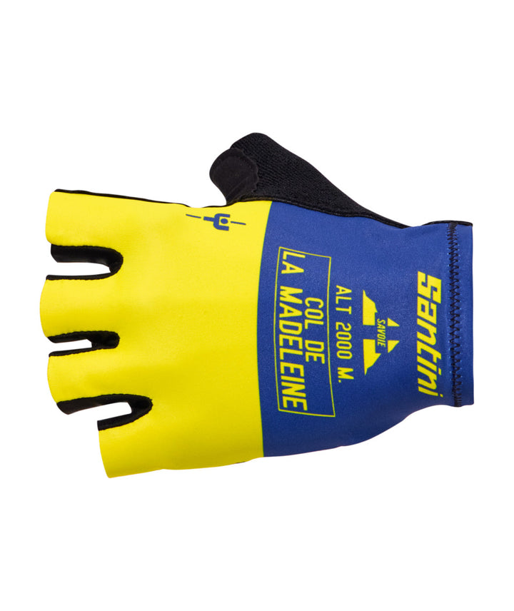 Santini MJ Col De La Madeleine Unisex Cycling Gloves (Print)