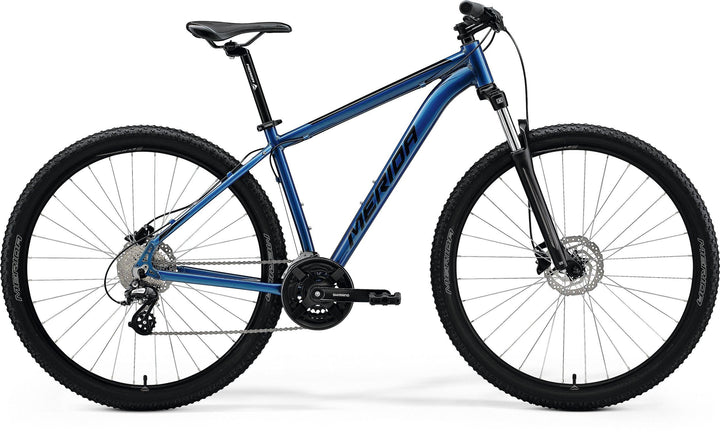 Merida Big.Seven 15 entry-level 27.5 inch hardtail mountain bike in Blue/Black