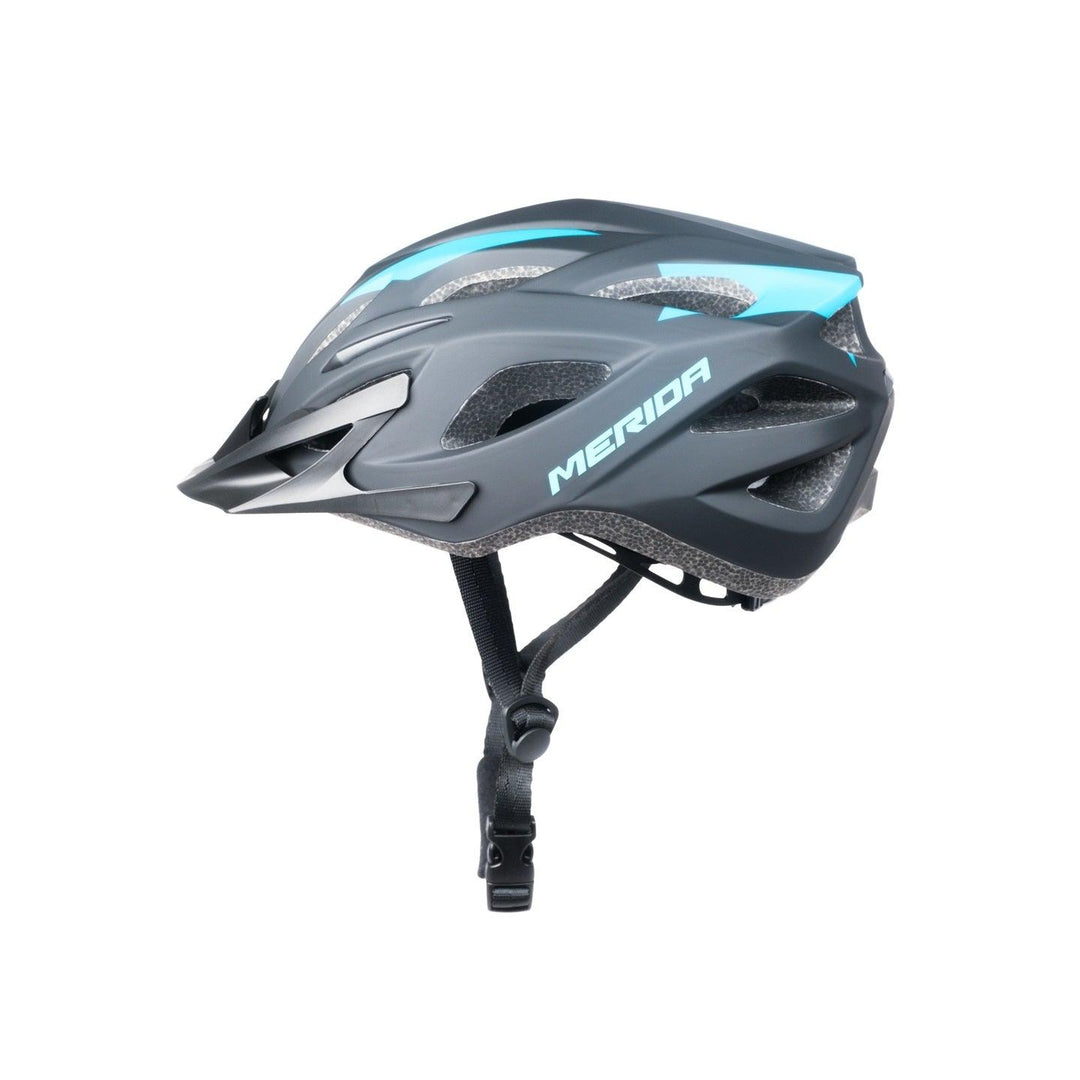 Merida Charger KJ201-A-1 MTB Cycling Helmet (Matt Black/Blue) – BUMSONTHESADDLE