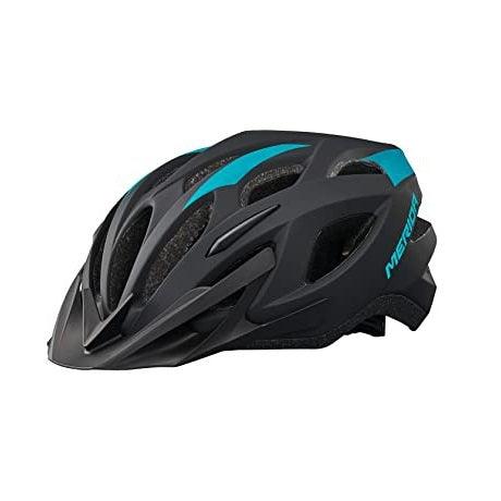Merida Charger KJ201-Y-1 MTB Cycling Helmet (Matt Black/Blue) - BUMSONTHESADDLE