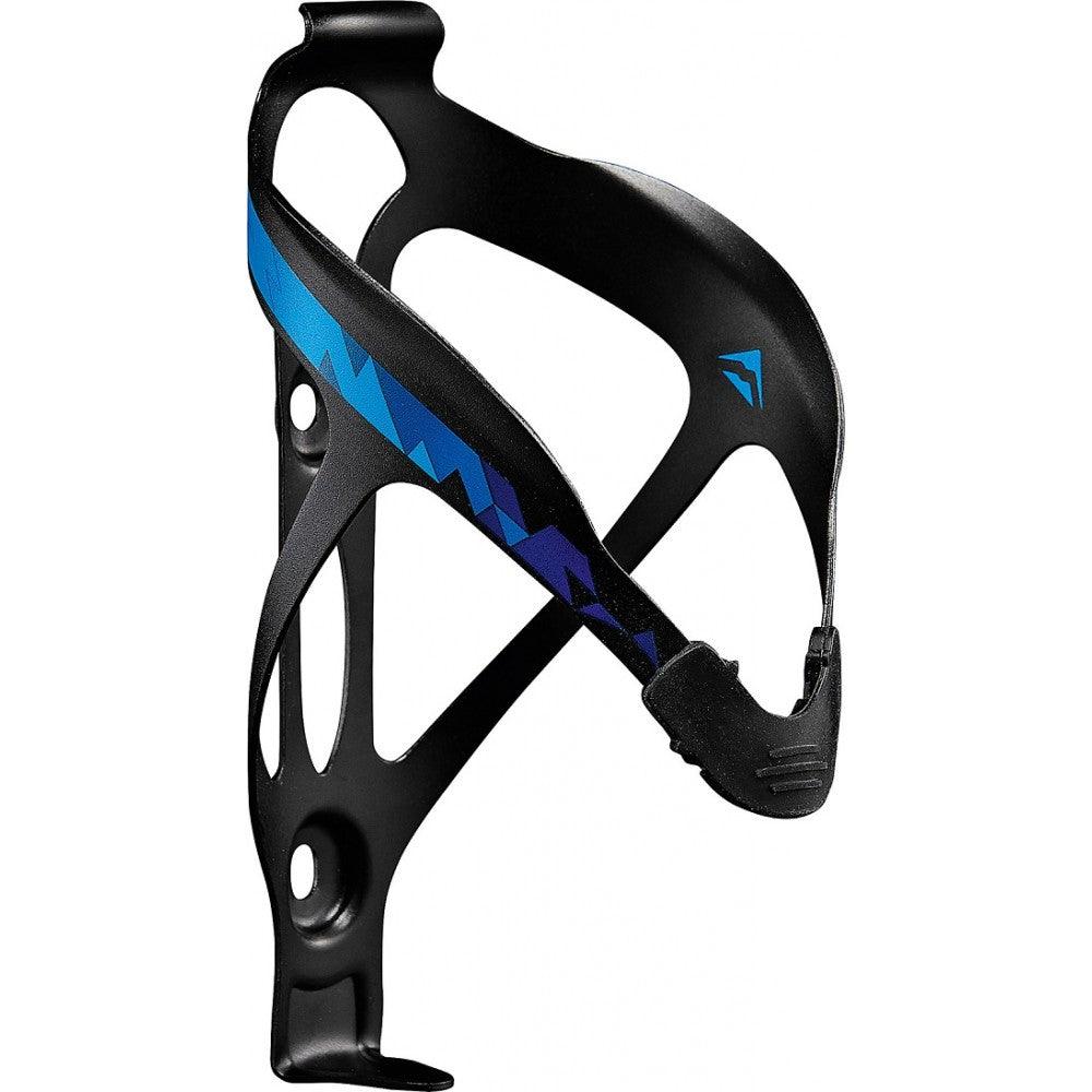 Merida Friction Bottle Cage (Black/Blue) - BUMSONTHESADDLE