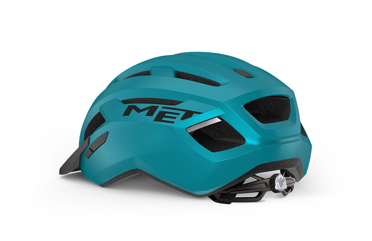 MET Allroad MTB Cycling Helmet (Teal Blue Matt)