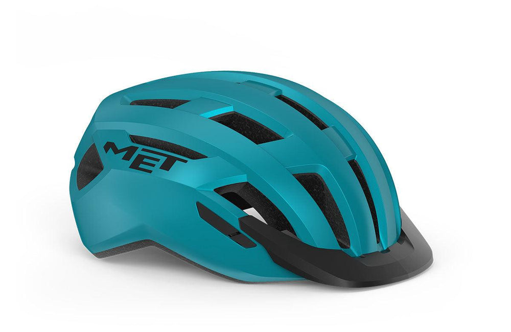 MET Allroad MTB Cycling Helmet (Teal Blue Matt) - BUMSONTHESADDLE
