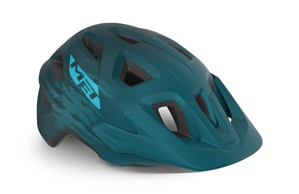 MET Echo MIPS MTB Cycling Helmet (Petrol Blue Matt) - BUMSONTHESADDLE