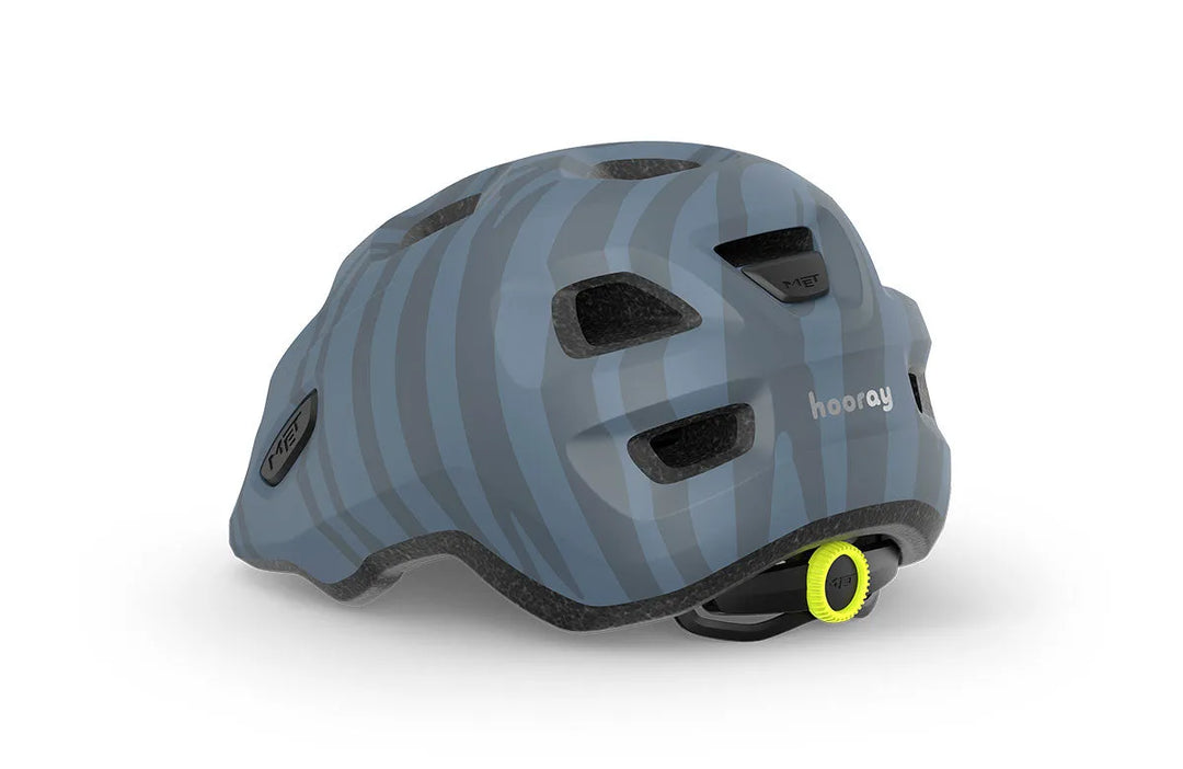 MET Hooray Road Cycling Helmet (Blue Zebra Matt)