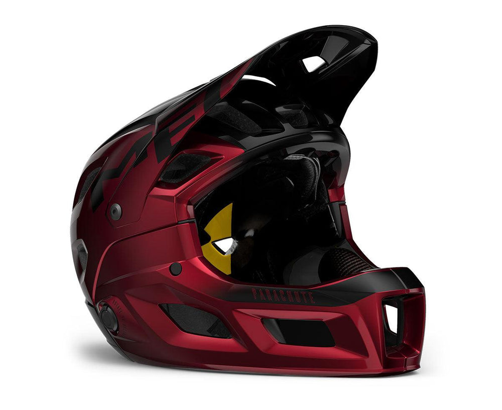MET Parachute MCR MTB MIPS Cycling Helmet (Red Black Metallic Gloss) - BUMSONTHESADDLE