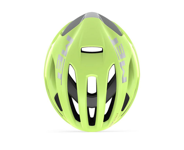MET Rivale MIPS Road Cycling Helmet (Glossy Lime Yellow Metallic)
