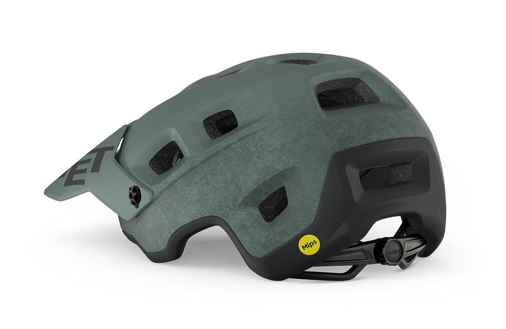 MET Terranova MTB MIPS Cycling Helmet (Sage Green Metallic Matt) - BUMSONTHESADDLE