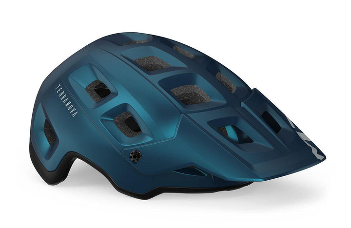 MET Terranova MTB MIPS Cycling Helmet (Teal Blue Black Metallic Matt) - BUMSONTHESADDLE