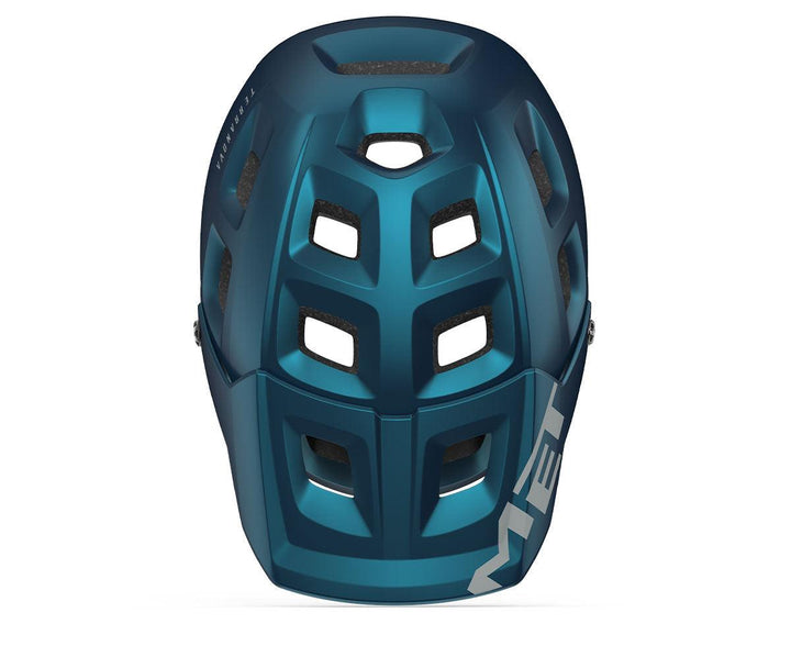 MET Terranova MTB MIPS Cycling Helmet (Teal Blue Black Metallic Matt) - BUMSONTHESADDLE