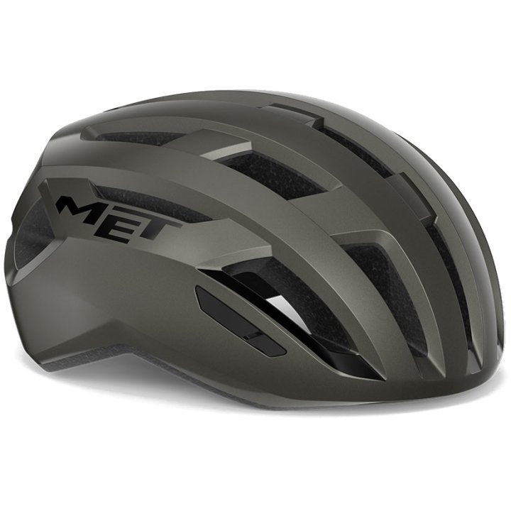 MET Vinci MIPS Road Cycling Helmet (Glossy Titanium Metallic)