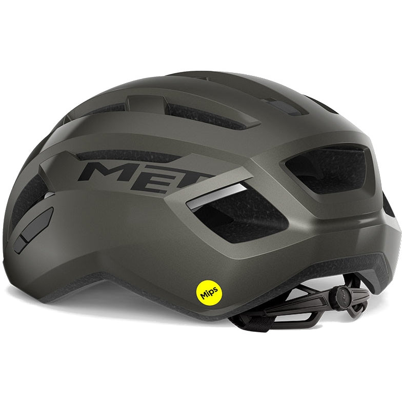 MET Vinci MIPS Road Cycling Helmet (Glossy Titanium Metallic)
