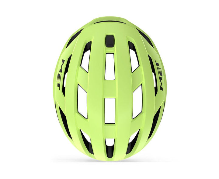 MET Vinci MIPS Road Cycling Helmet (Glossy Ultra Lime Yellow Metallic)