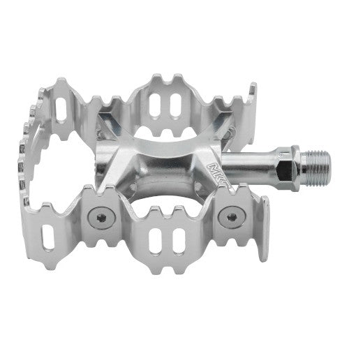 MKS Aurora Platform Pedals (Purple/Silver)