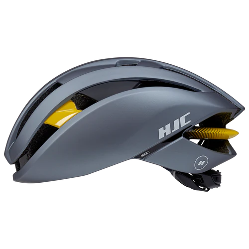 HJC Ibex 3 Road Cycling Helmet (Matte Glossy Grey Yellow)