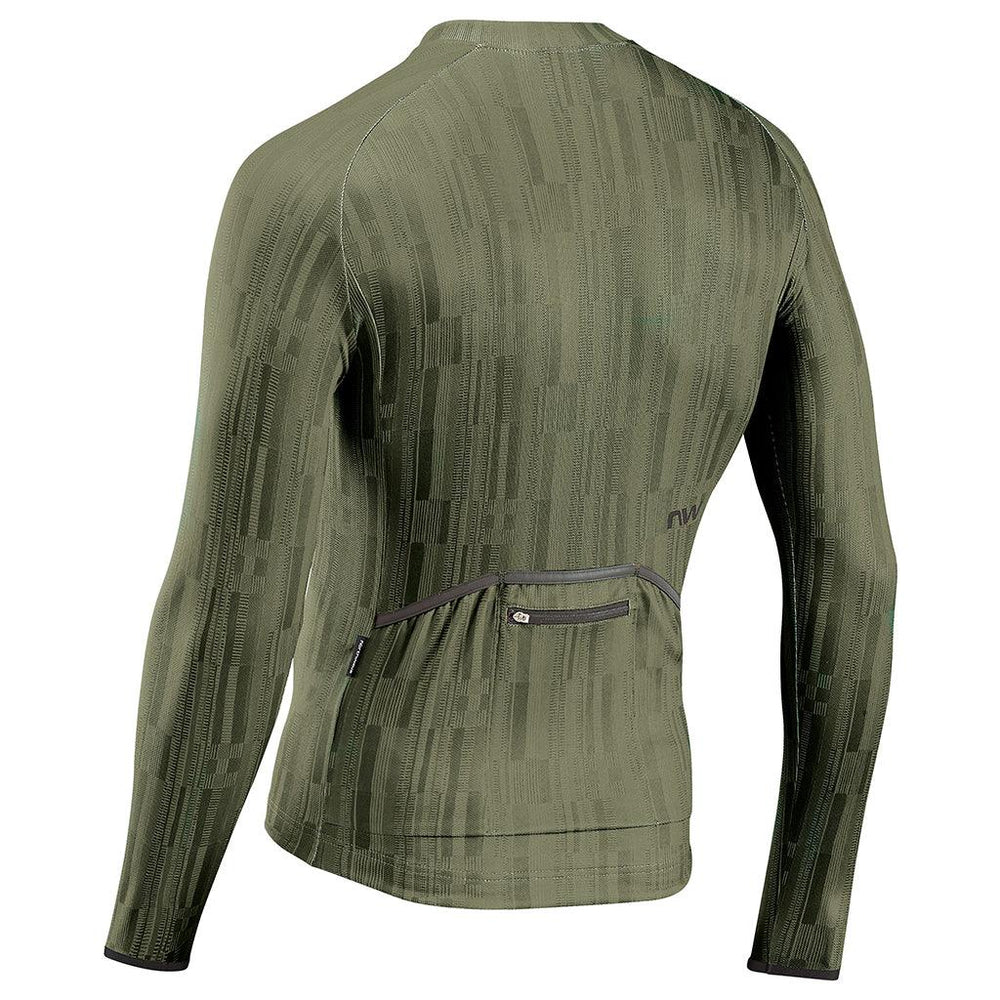 Northwave Blade 4 Long Sleeve Men's Cycling Jersey (Forest Green) - BUMSONTHESADDLE