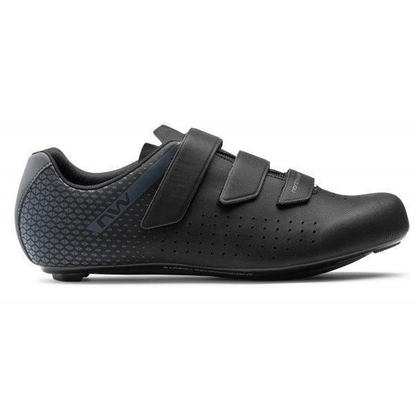 Northwave Core 2 Road Cycling Shoes (Black) - BUMSONTHESADDLE