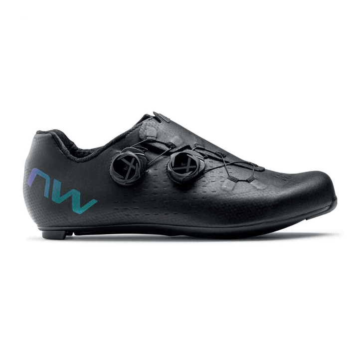 Northwave Extreme GT3 Road Cycling Shoe (Black/Ridescent) - BUMSONTHESADDLE