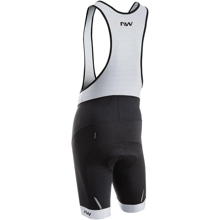 Northwave Force Evo Cycling Bibshorts (Black/Light Grey) - BUMSONTHESADDLE