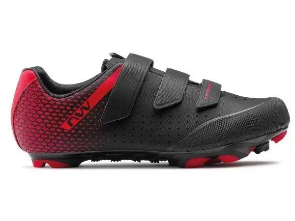 Northwave Origin 2 MTB Cycling Shoes (Black/Red) - BUMSONTHESADDLE