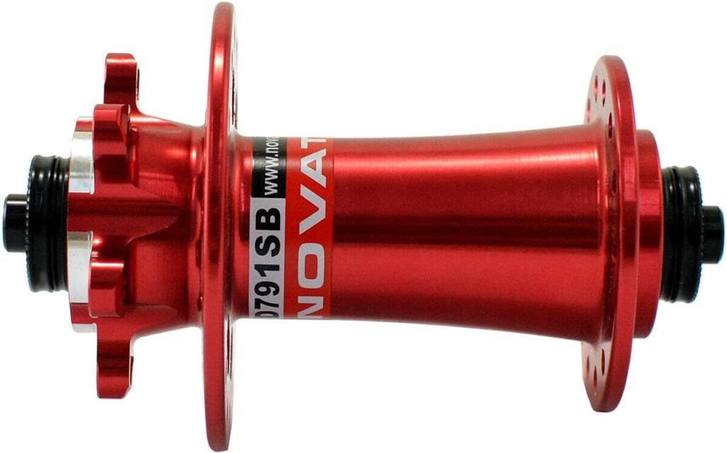 Novatec D791SB Disc Brake Front Hub (Red) - BUMSONTHESADDLE