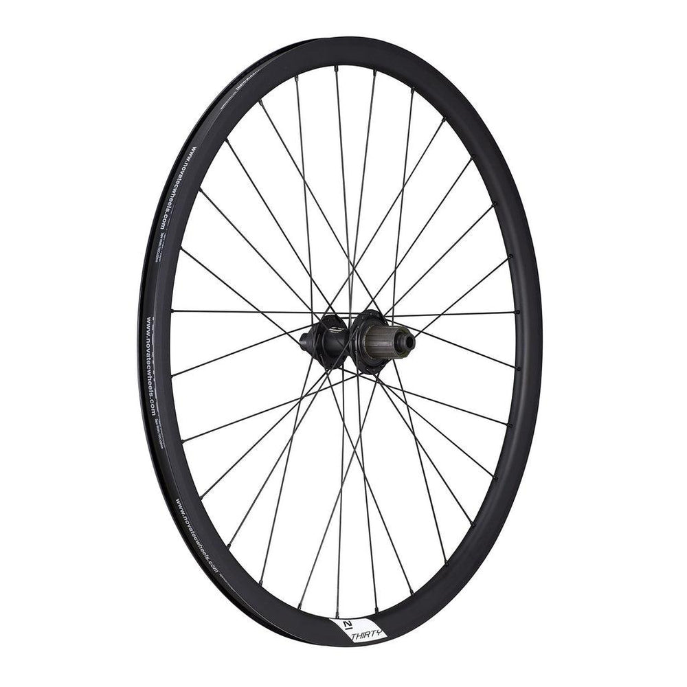 Novatec NOVA60 Tubeless Ready Disc Brake Wheel (Black) - BUMSONTHESADDLE
