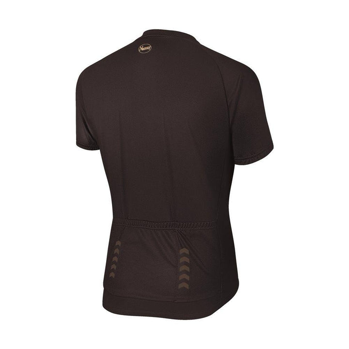 Nuckily MA032 Men's Cycling Jersey (Dark Brown) - BUMSONTHESADDLE