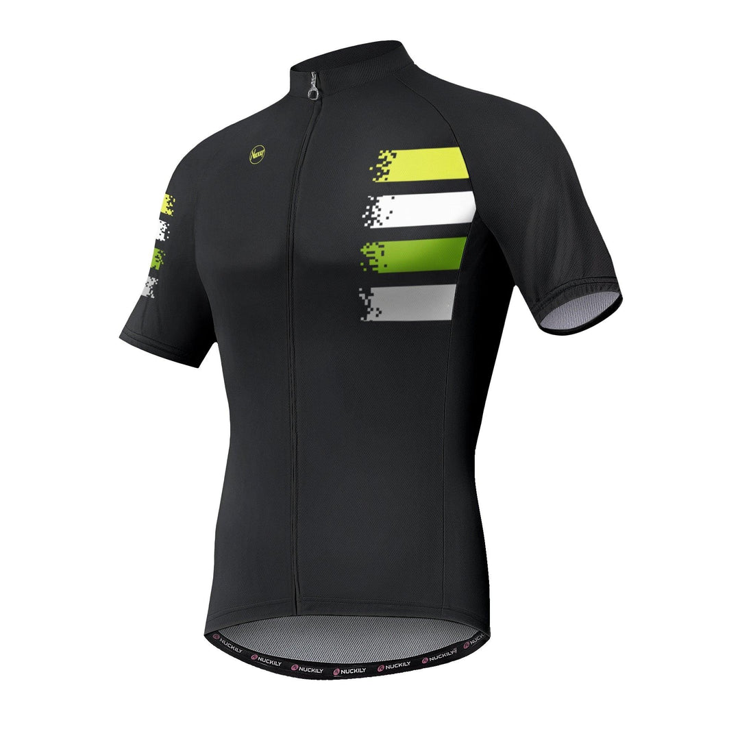 Nuckily MA033 Men's Cycling Jersey (Black) - BUMSONTHESADDLE