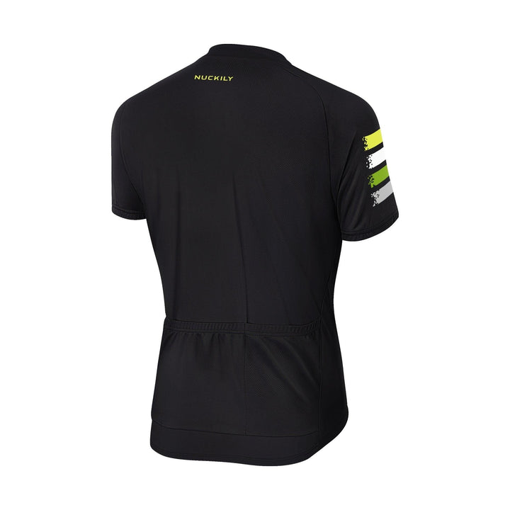 Nuckily MA033 Men's Cycling Jersey (Black) - BUMSONTHESADDLE