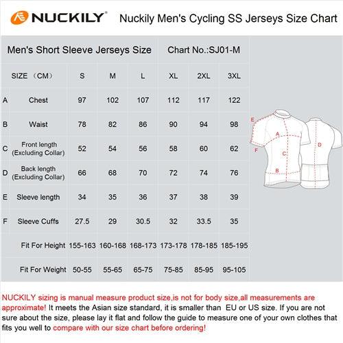 Nuckily MA033 Men's Cycling Jersey (Black) - BUMSONTHESADDLE