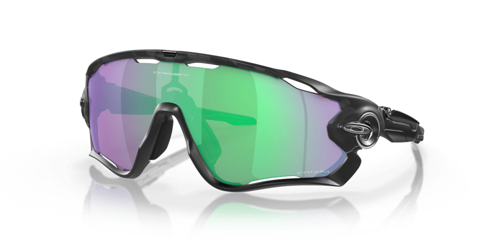 Oakley Jawbreaker Sport Sunglasses ( Prizm Road Jade / Matte Black Camo) - BUMSONTHESADDLE