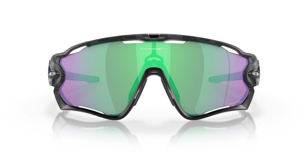 Oakley Jawbreaker Sport Sunglasses ( Prizm Road Jade / Matte Black Camo) - BUMSONTHESADDLE