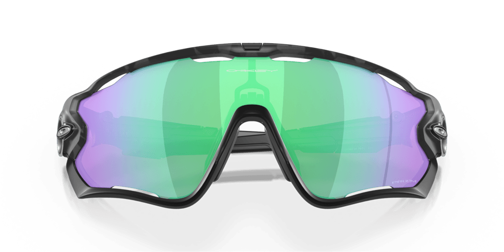 Oakley Jawbreaker Sport Sunglasses ( Prizm Road Jade / Matte Black Camo) - BUMSONTHESADDLE