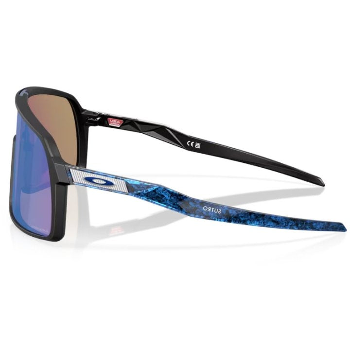 Oakley Sutro Fathom Collection Sport Sunglasses (Prizm Sapphire/Matte Black)