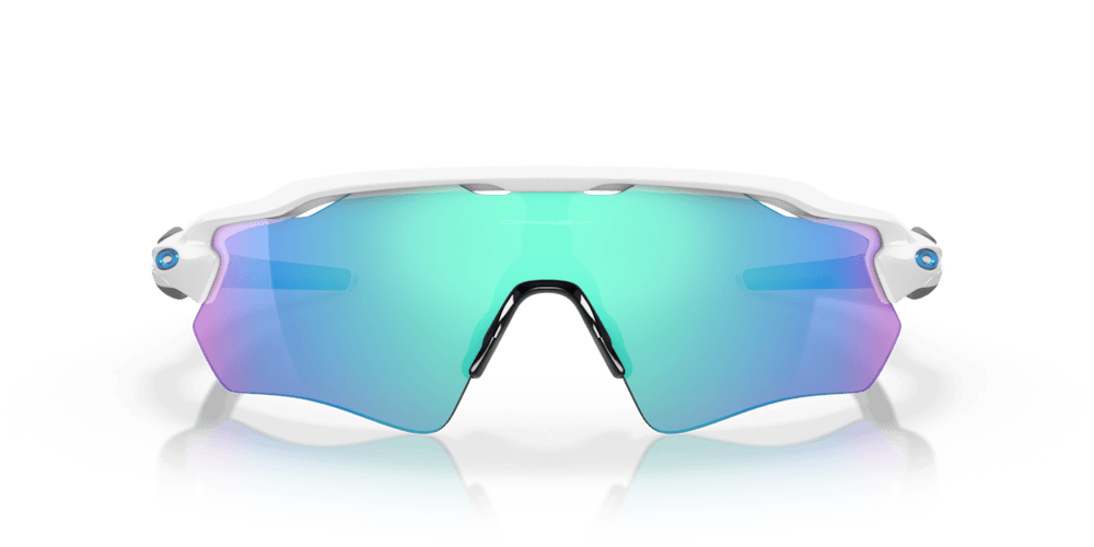 Oakley Radar EV Path (Prizm Sapphire/Polished White) - BUMSONTHESADDLE