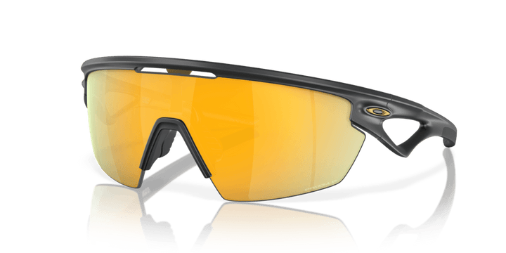 Oakley Sphaera Sport Sunglasses (Prizm 24k/Matte Carbon) - BUMSONTHESADDLE