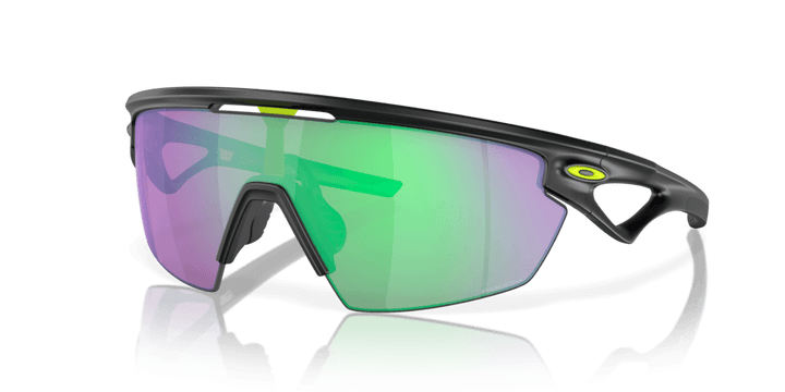 Oakley Sphaera Sport Sunglasses (Prizm Road Jade/Matte Black) - BUMSONTHESADDLE