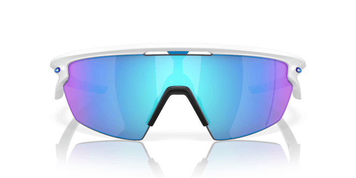 Oakley Sphaera Sport Sunglasses (Prizm Sapphire/Matte White) - BUMSONTHESADDLE