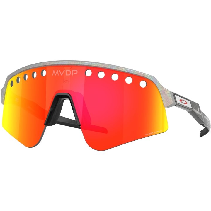 Oakley Sutro Lite Sweep Sport Sunglasses (Space Dust/Prizm Ruby)
