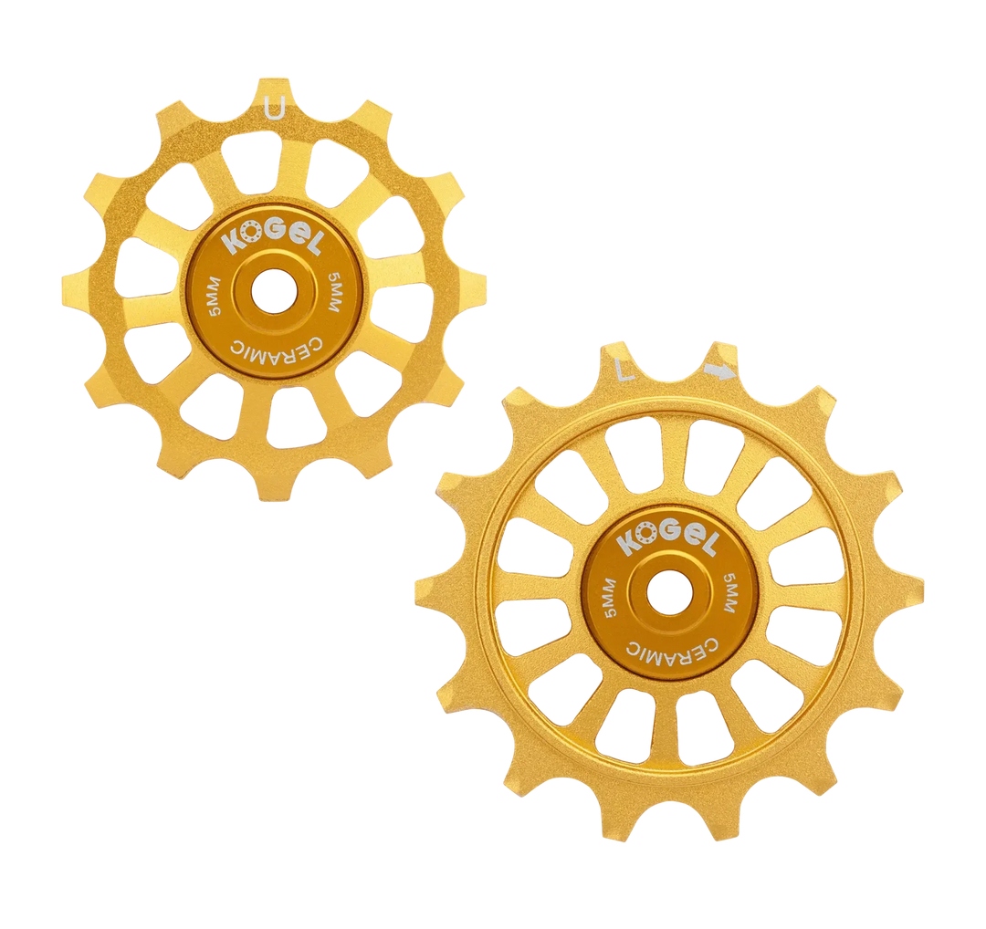 Kogel Shimano Dura Ace R9100 Hybrid Ceramic 12/14T Oversized Pulley (Gold)