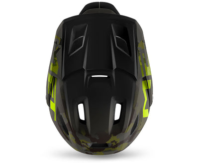MET Parachute MCR MTB MIPS Cycling Helmet (Camo Lime Green Matt Glossy)